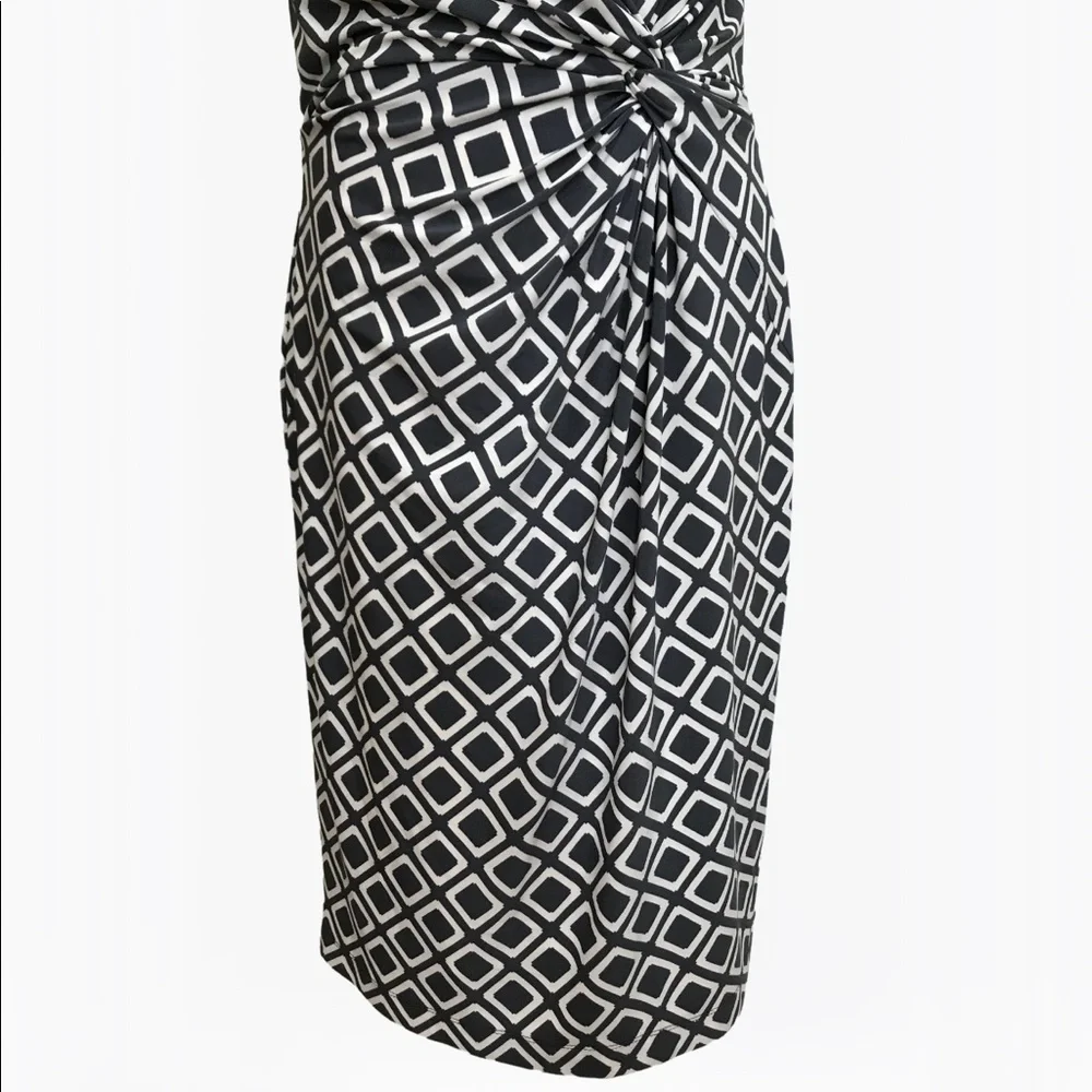 Ralph Lauren Sheath Geo Print Women’s Midi Dress - 10/12 - Picture 7 of 17